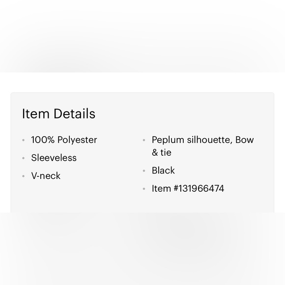 Peplum Top Spotted Print in black and white - Picture 12 of 12